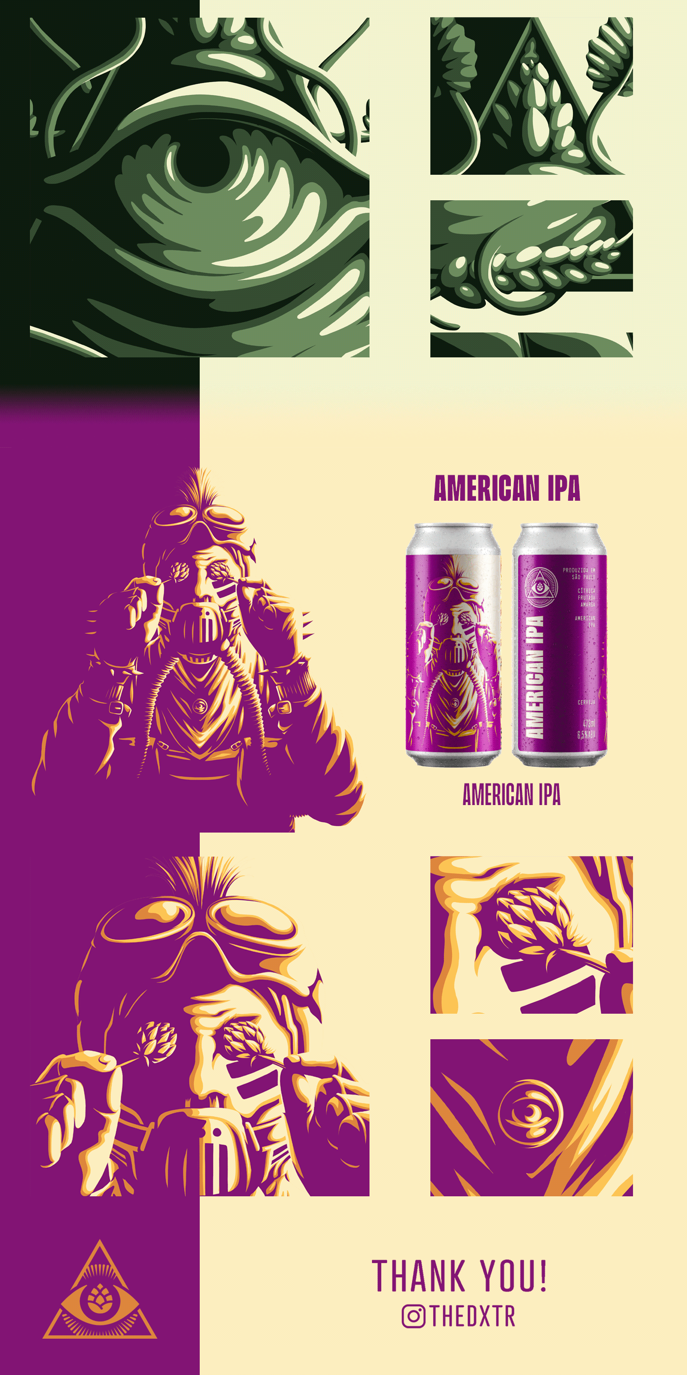 beer Packaging graphic design  brand identity ILLUSTRATION  Digital Art  Drawing  artwork digital illustration Character design 