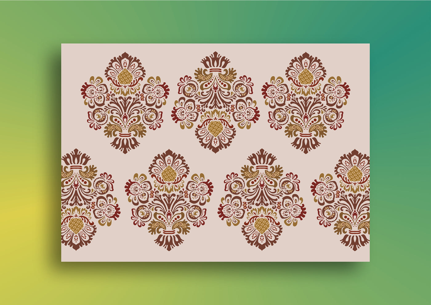 design graphic design  ILLUSTRATION  ornament pattern floral
