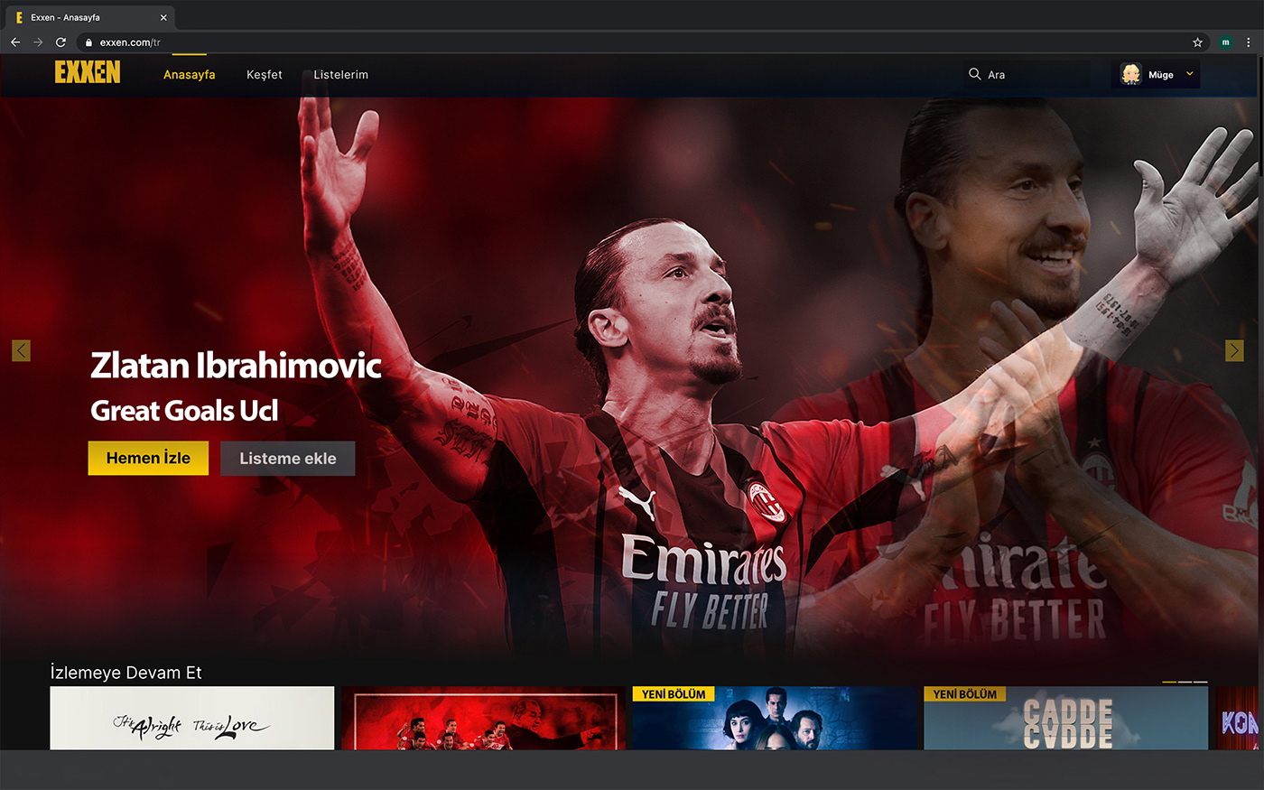 Zlatan Ibrahimovic football soccer Sports Design football design sports exxen Acun Medya tv8 graphic design 