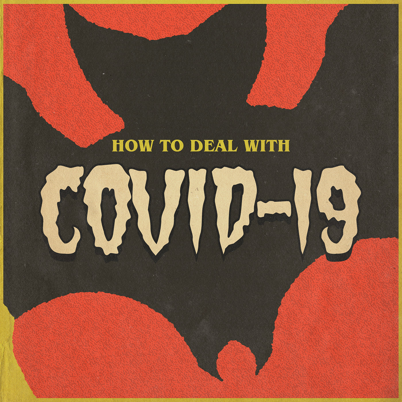 comic Coronavirus COVid COVID-19 COVID19 goldenage horrific horror postcard Terror
