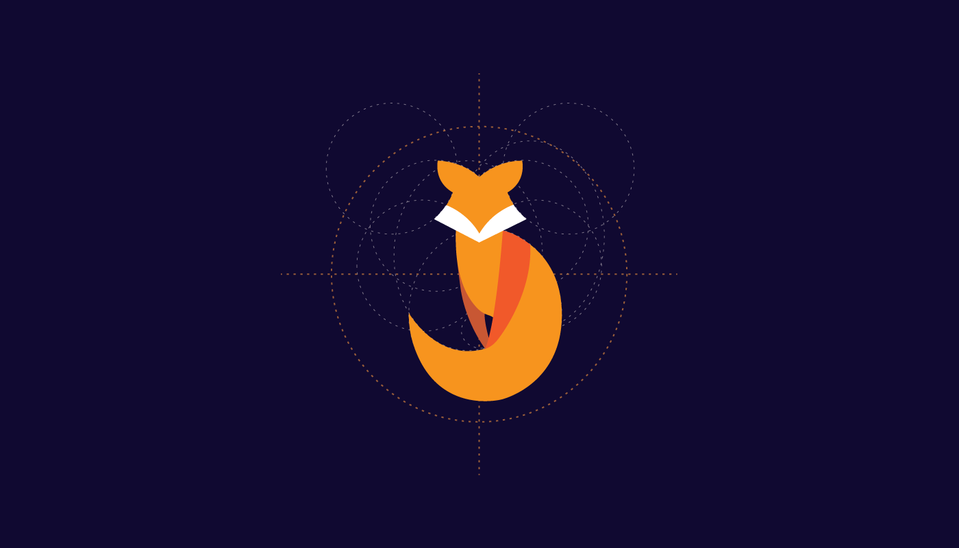 graphic design logo mark animal logos FOX study sketch inspired