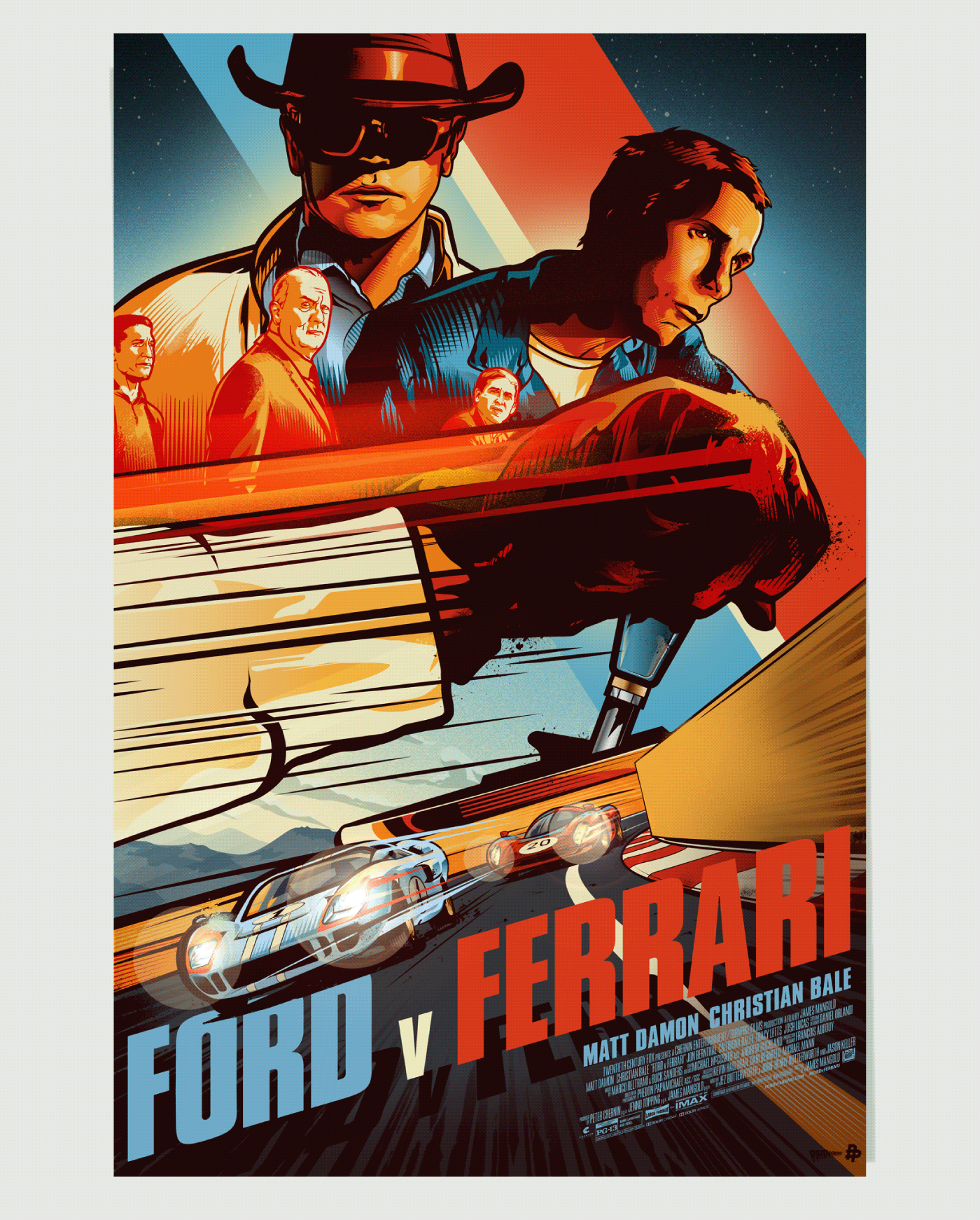 Film   movie movie poster poster 20th Century Fox FORD v FERRARI Ford FERRARI Matt Damon christopher bale