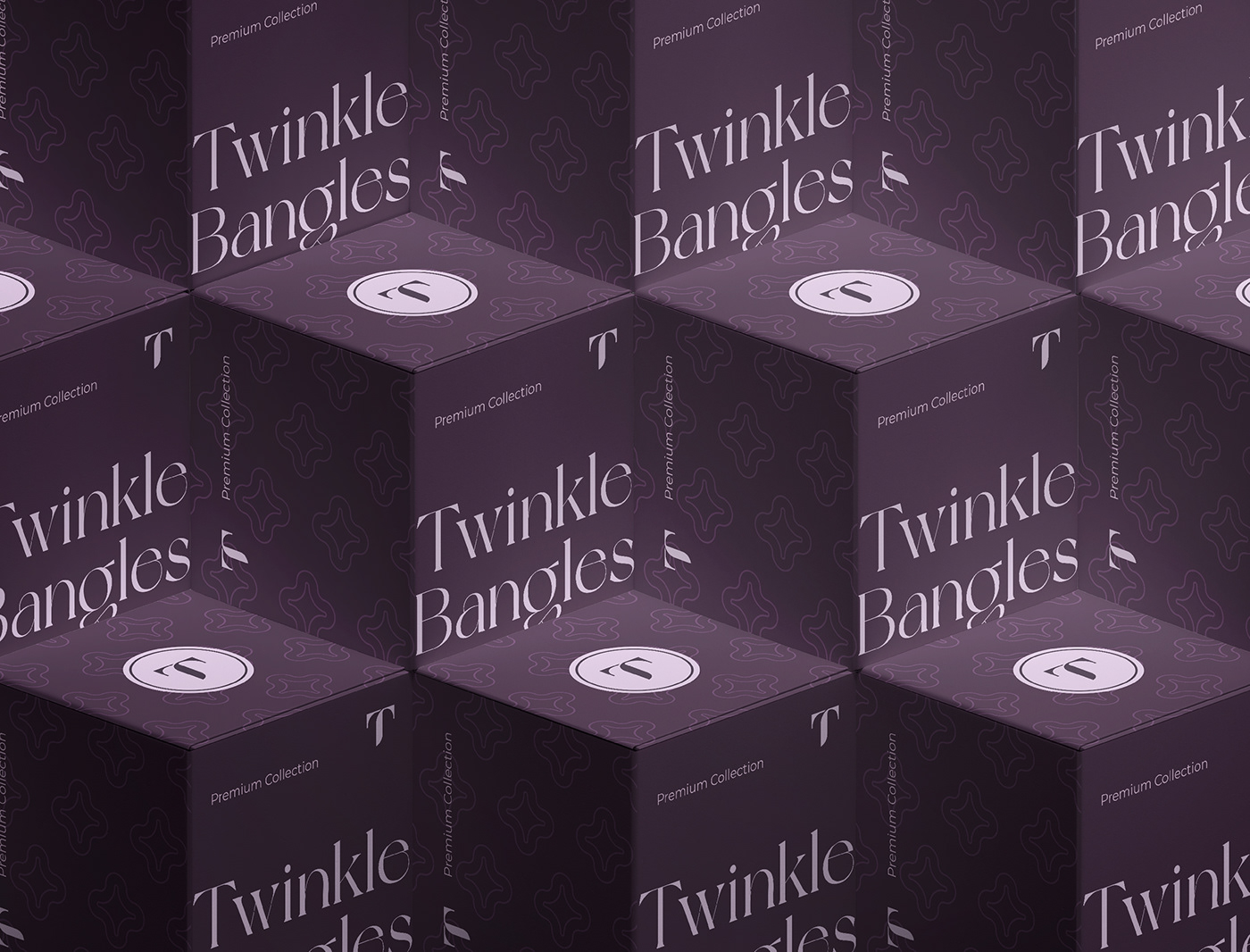Packaging design for twinkle bangles