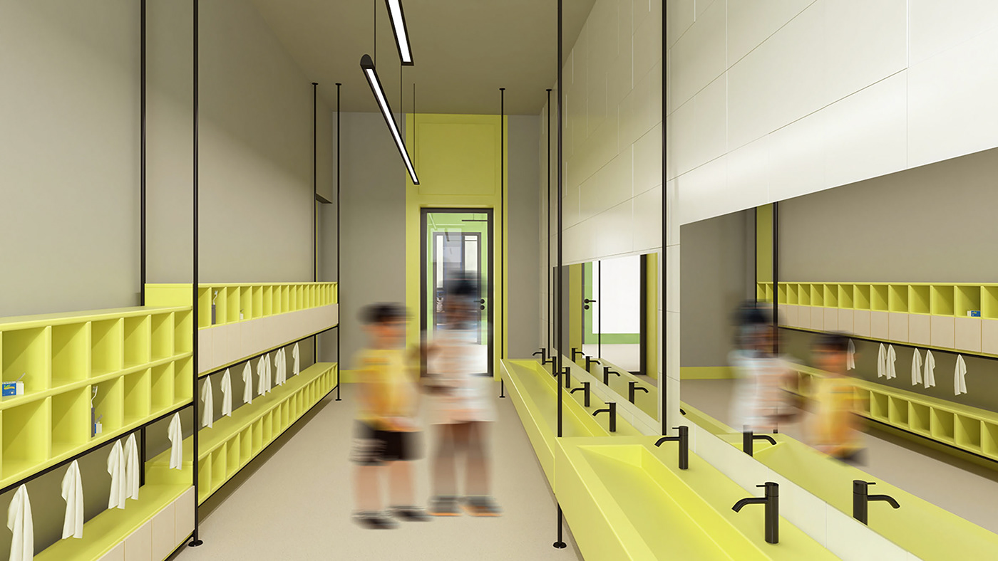 architecture interior design  kindergarten kindergarten design school