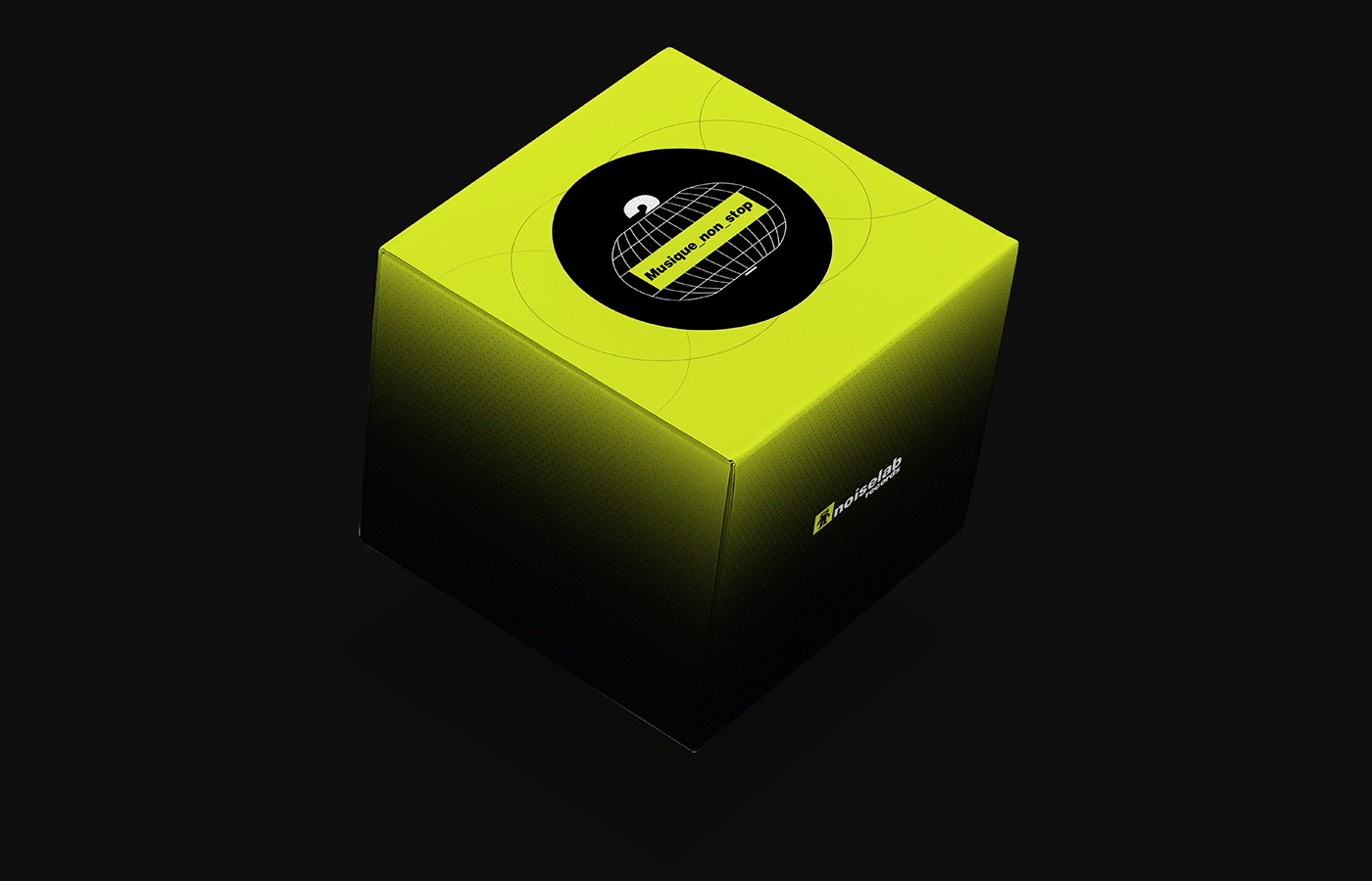 diseño graphic design  music Mystery Box Noiselab