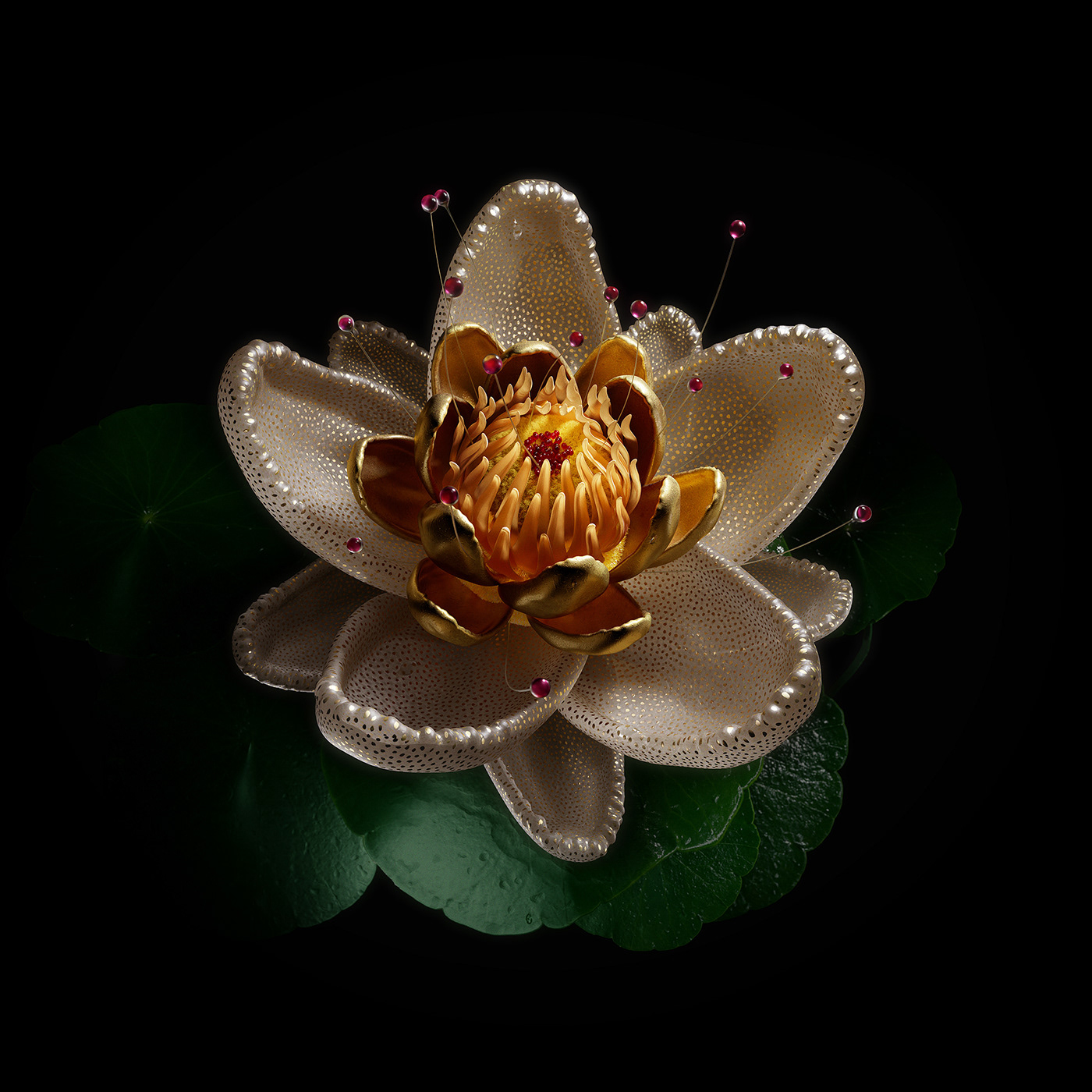 3D abstract blender c4d Digital Art  dream flower Nature octane xebius