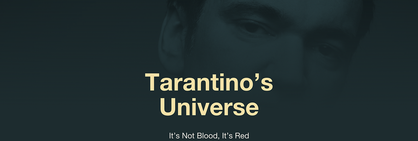 dataviz UI ux Tarantino design information Data