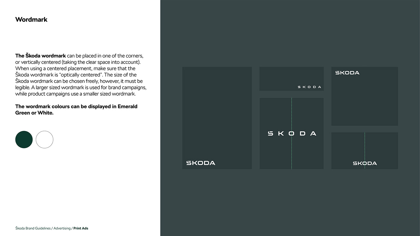 SKODA AUTO brand identity brand guidelines branding  Logo Design visual identity brand design Graphic Designer 2024design