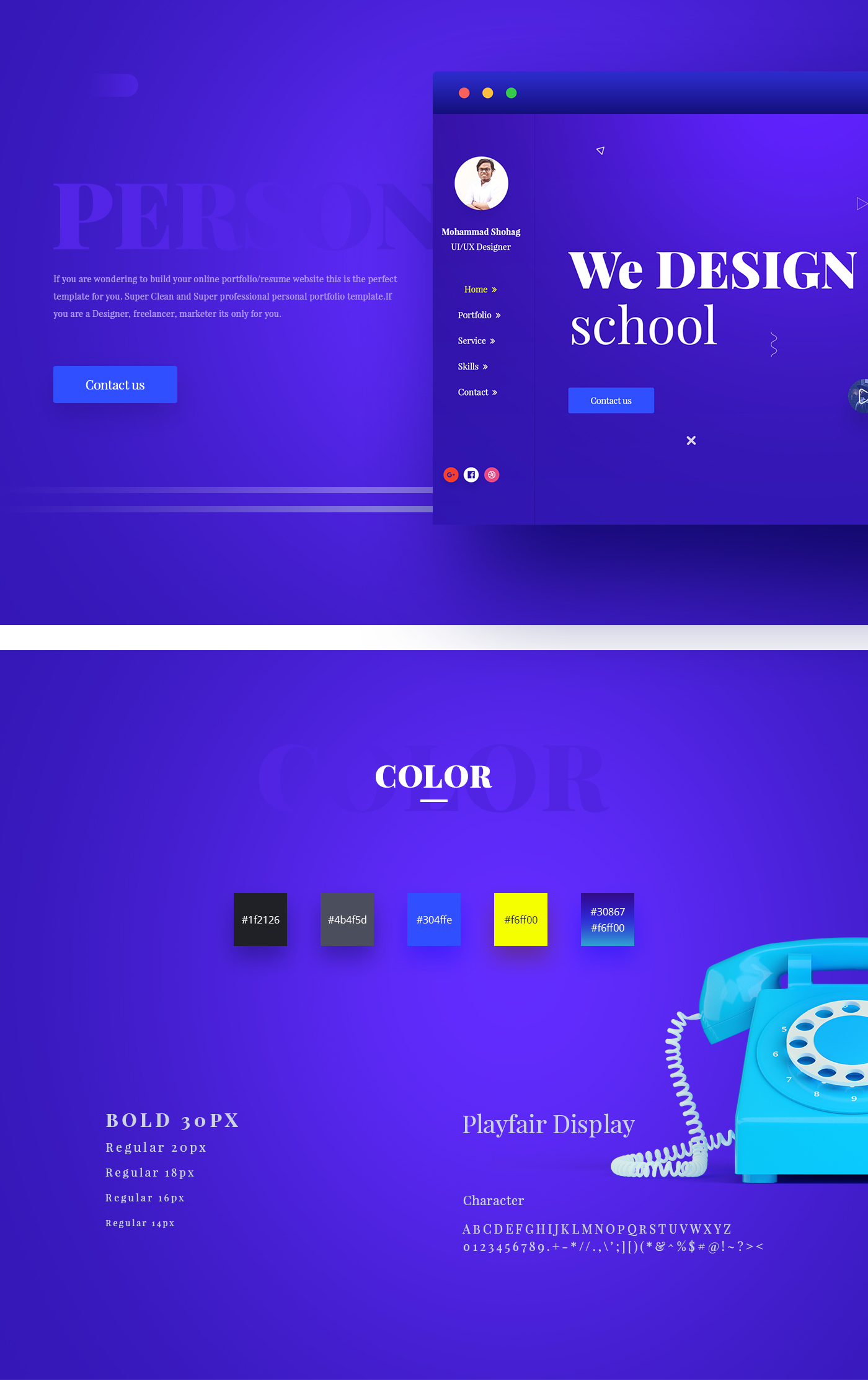 Web Design  UI ux branding  template free psd design graphic modern