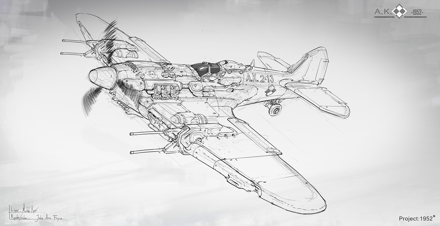 sketch Swap Jet concept leynnwood Style airplane painting   digital Vehicle