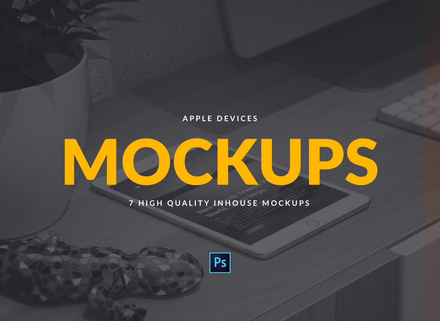 Mockup psd photoshop iphone iPad design presentation nickparker
