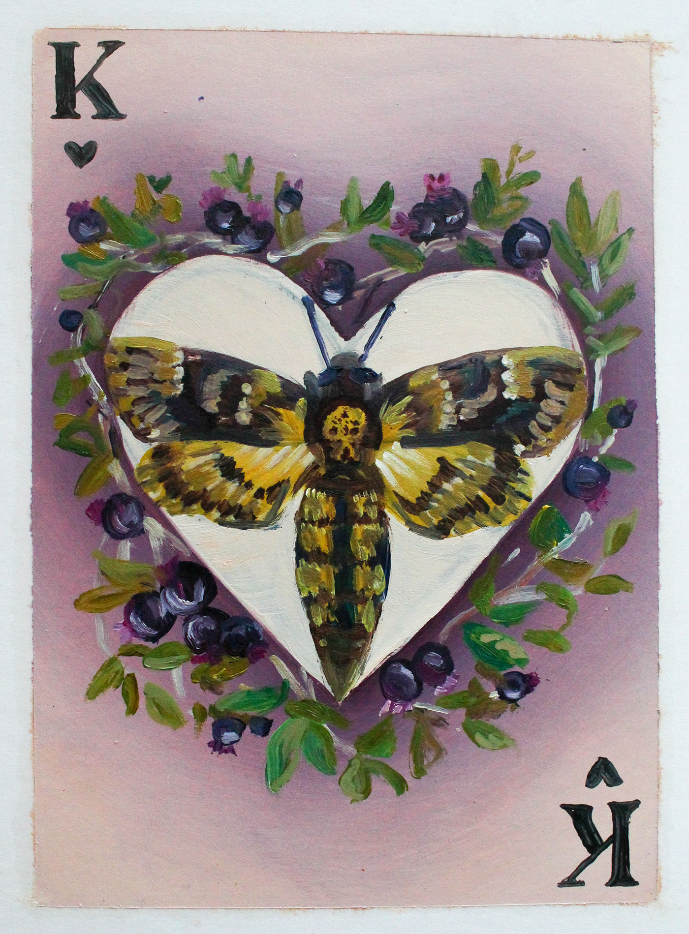 Insects botanical Playing Cards king queen jack ace ace of diamonds boutique cards