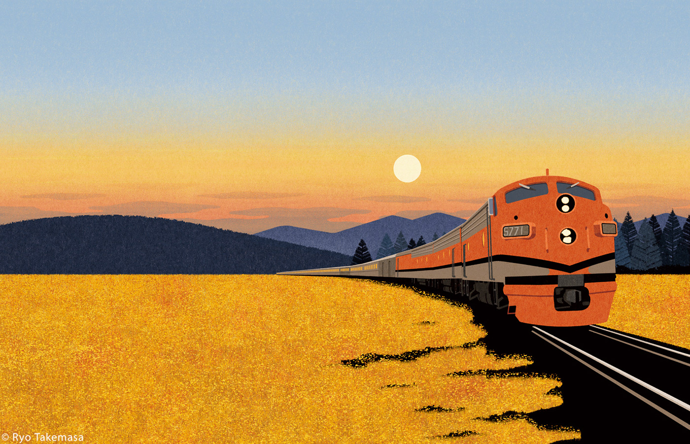 train Travel Landscape railway city railroad locomotive transportation Picture book Steam