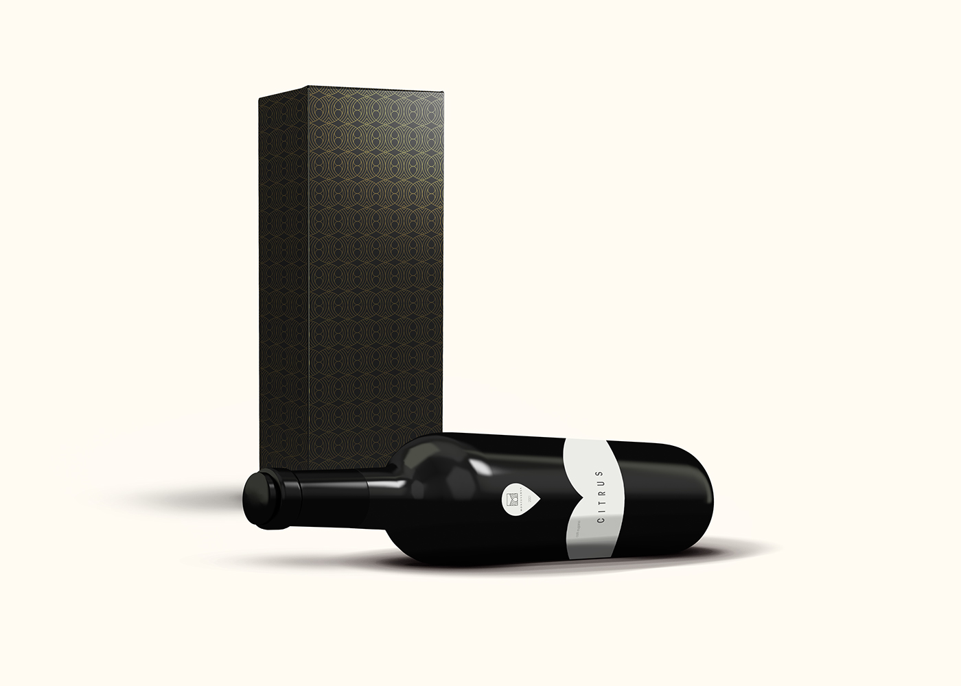 wine Italy italia brand identity corporate bottle logo hill curves square drop minimal