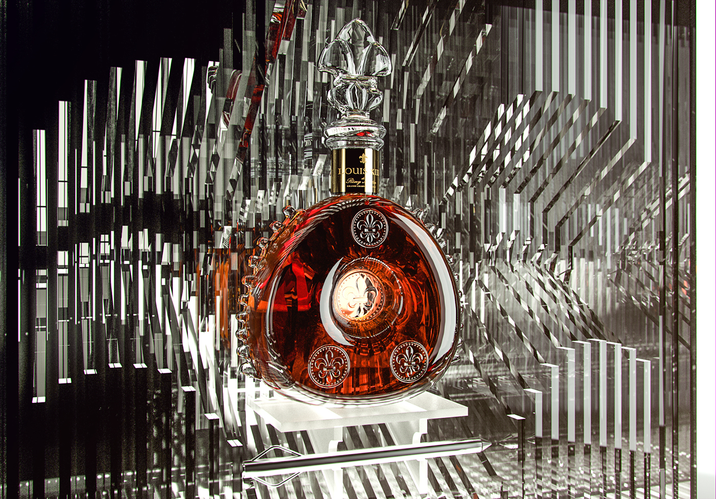 LUI13 Maximov Cognac alcohol Louis 13 posm pos pop showcase