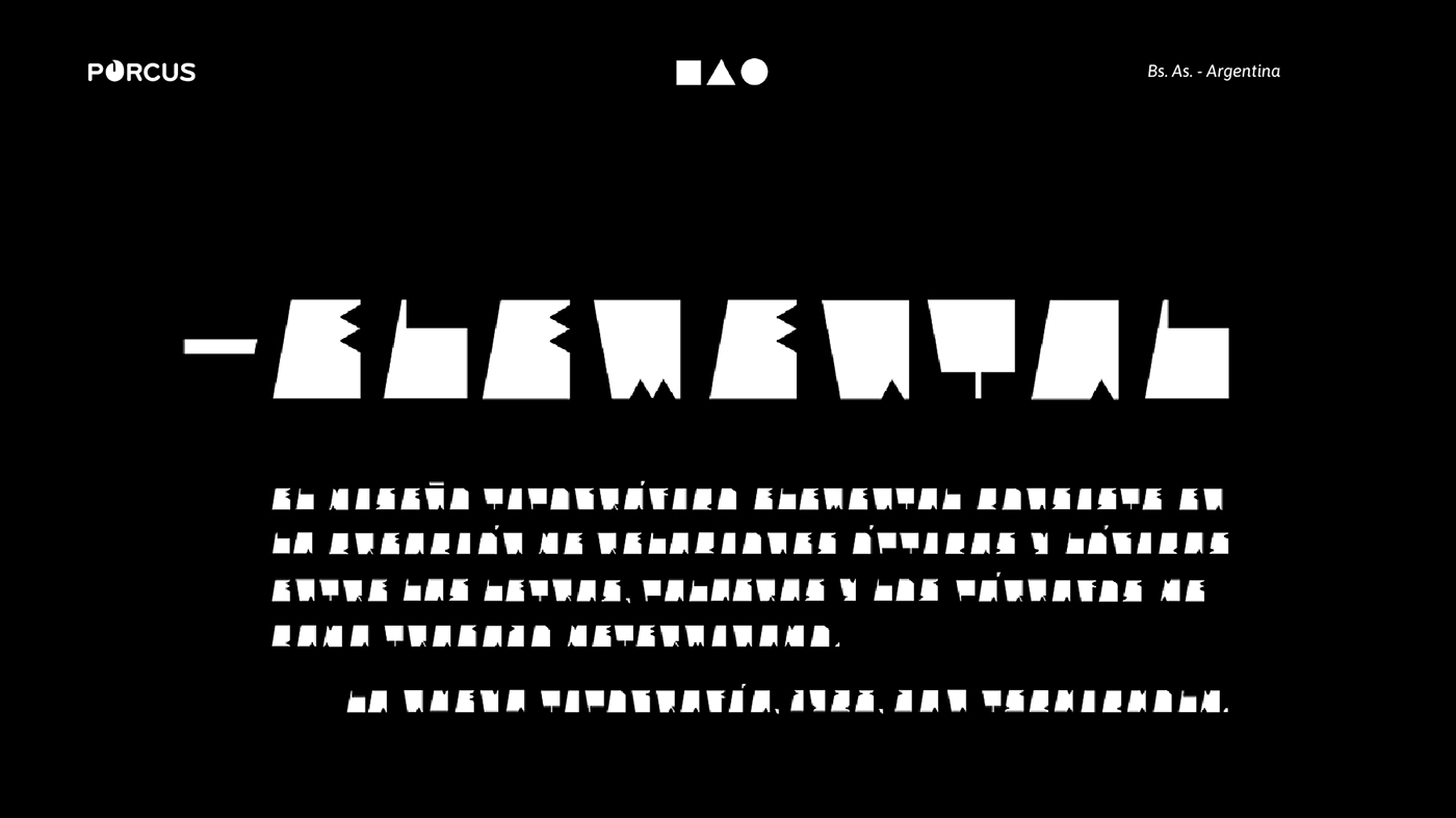 font tipography type logo black & white experimental