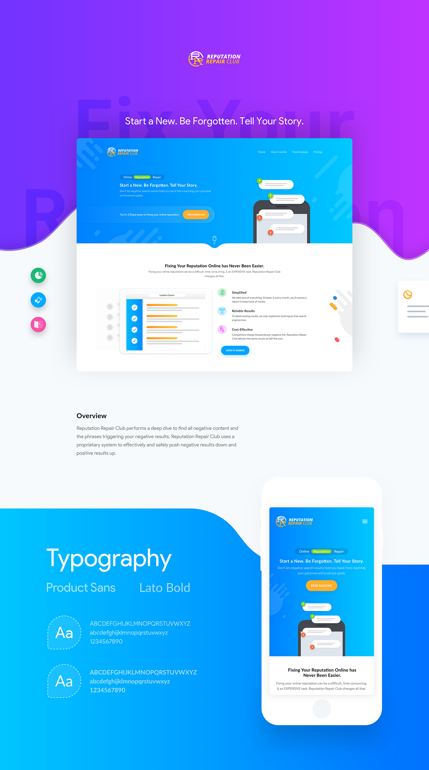 landing page form design Responsive report analytic gif motion graphics  simple minimal