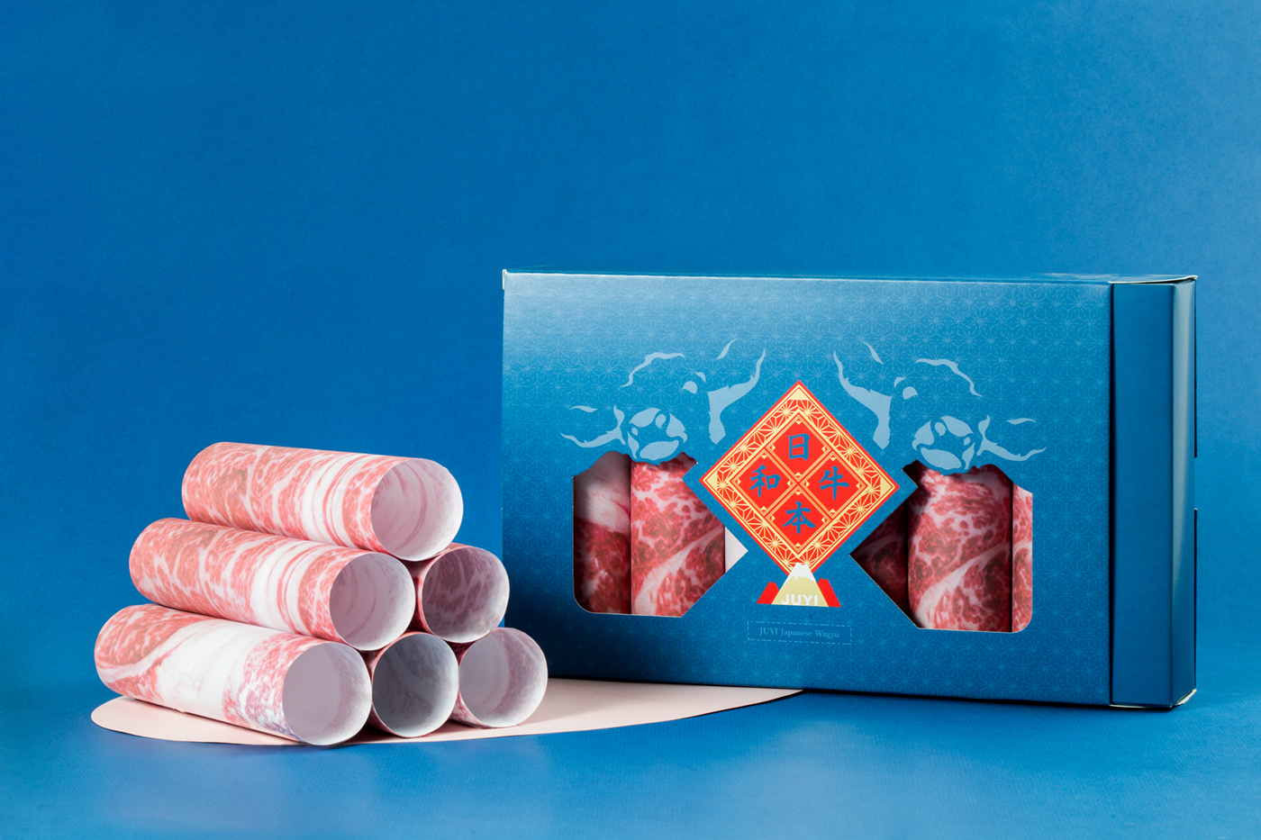 Packaging brand Food  visual beef 禮盒 包裝 年節 品牌 食品