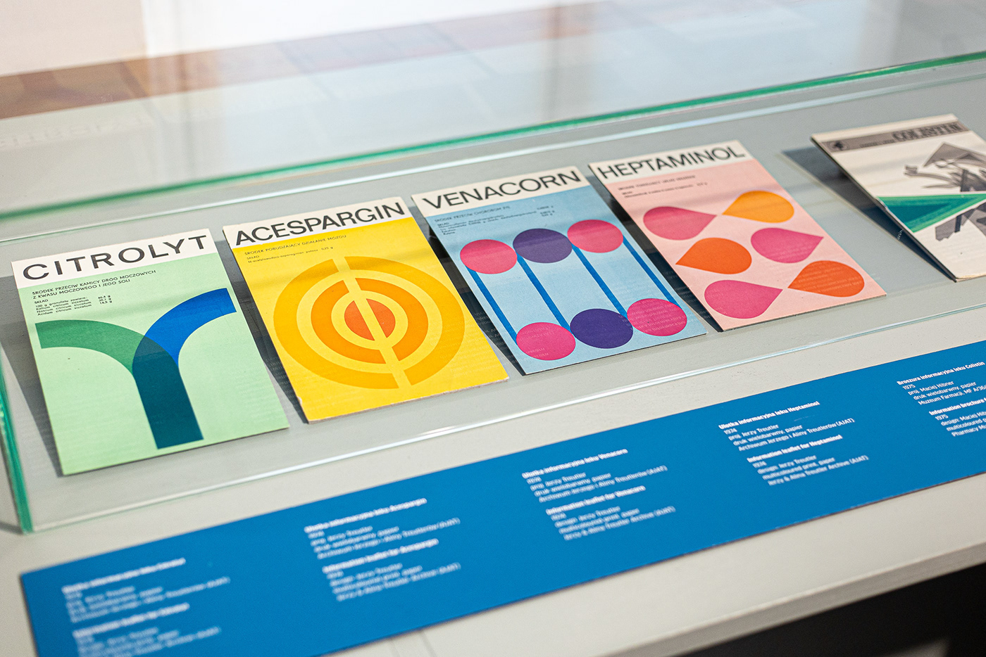 Exhibition  farmacja graphic design  metryczki pharmacy PRL typography   warszawa wystawa
