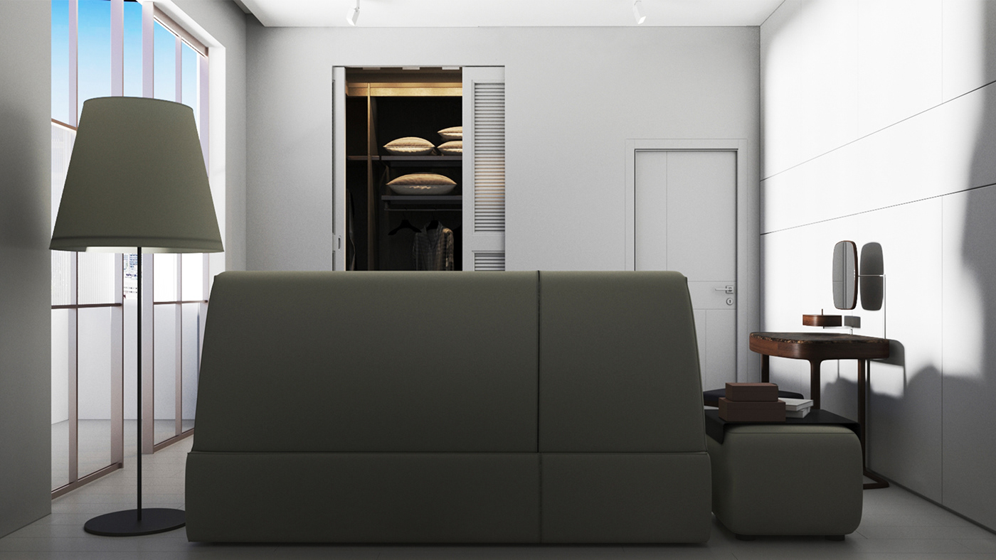 3dsmax interior design  modern house Town House V-ray