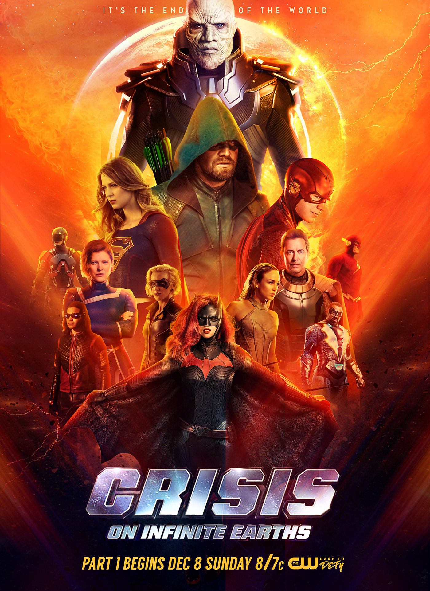 Crisis on infinity earths Poster art (unofficial) .