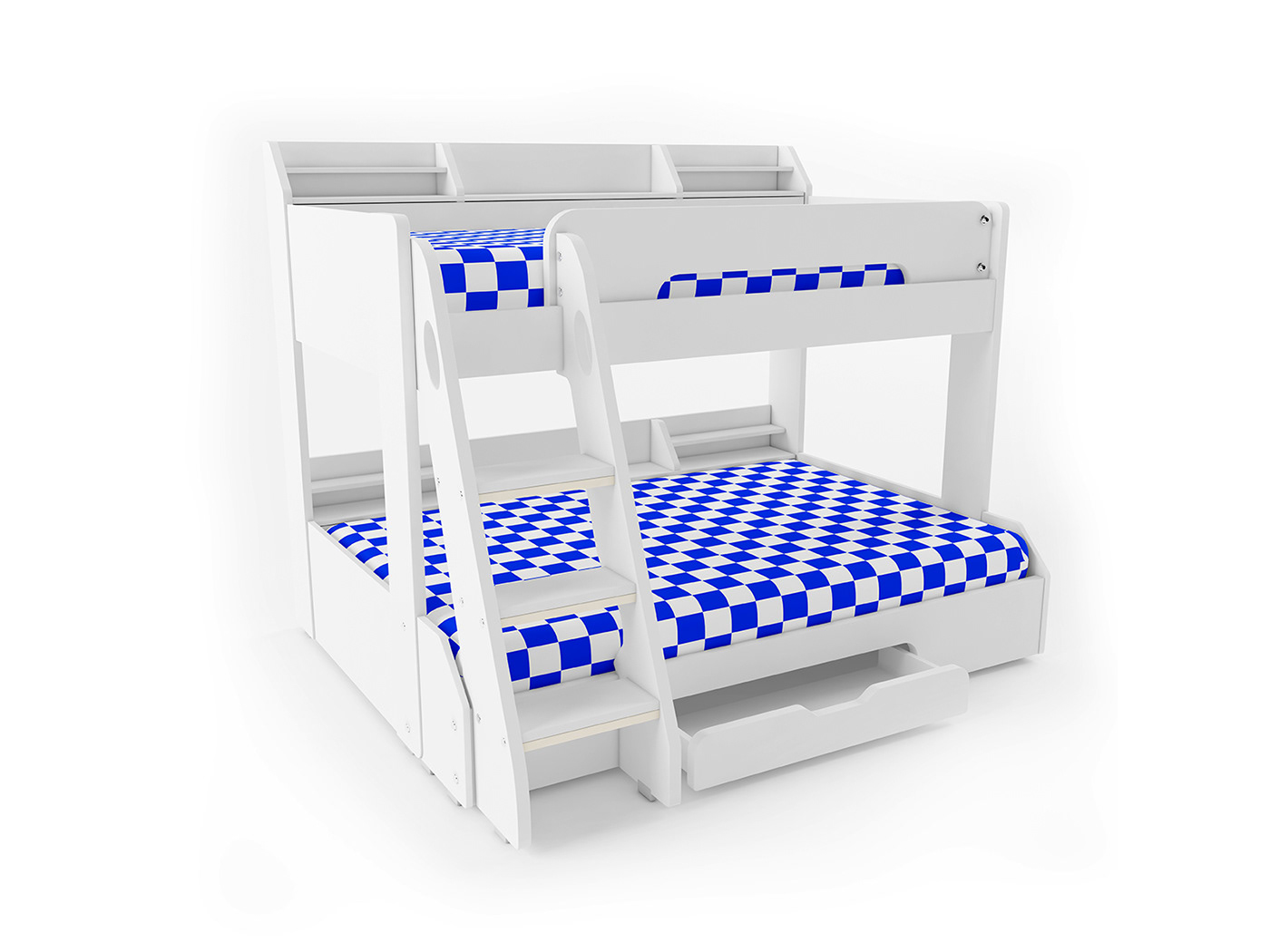 3D 3d bed 3d modeling bunk bed bunk bed modelling Bunk Beds for Kids