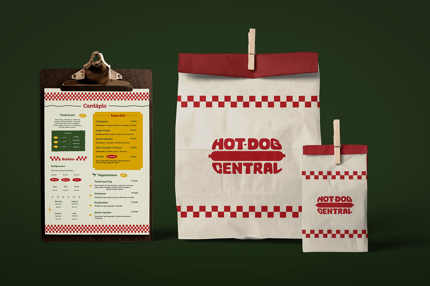 hot dog Food  Fast food restaurant brand identity dinner vintage 50s Retro hot dog illustration