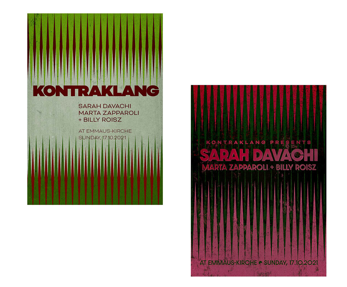 berlin concert Kontraklang kreuzberg music poster Sarah Davachi Urban