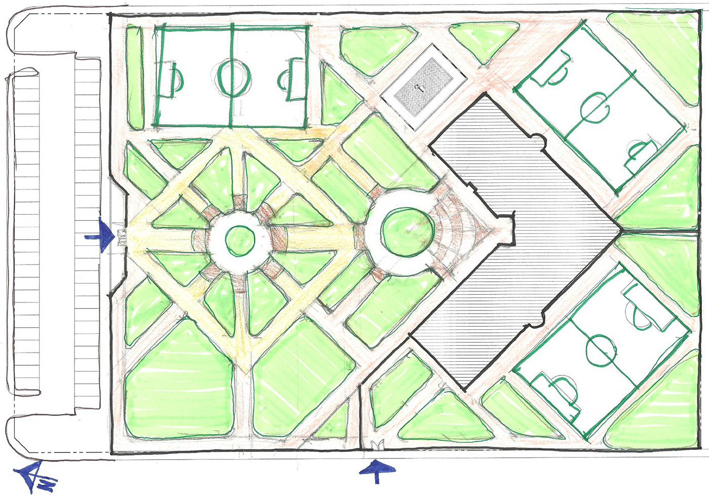 center community design district social Urban