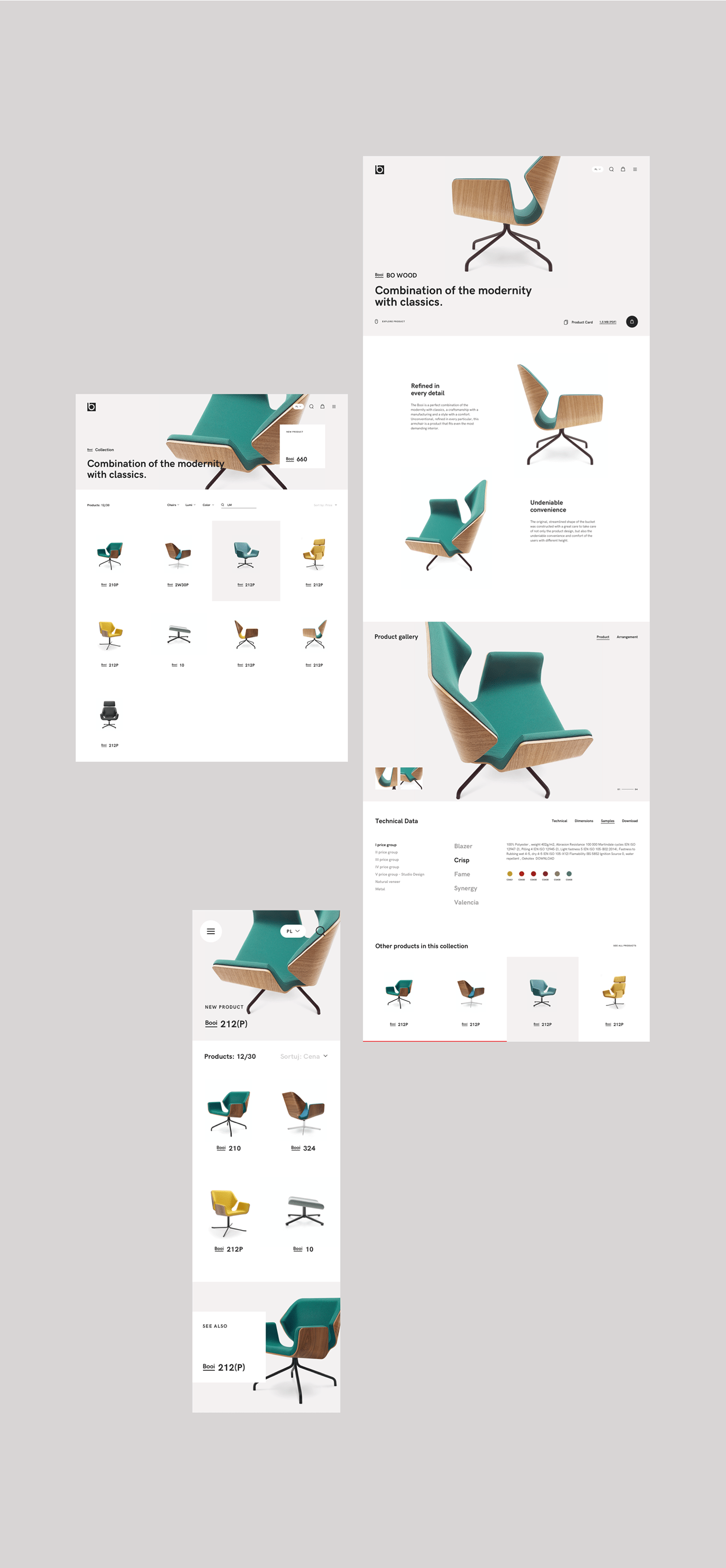 animation  armchair chair clean furniture Office simple UI ux Web