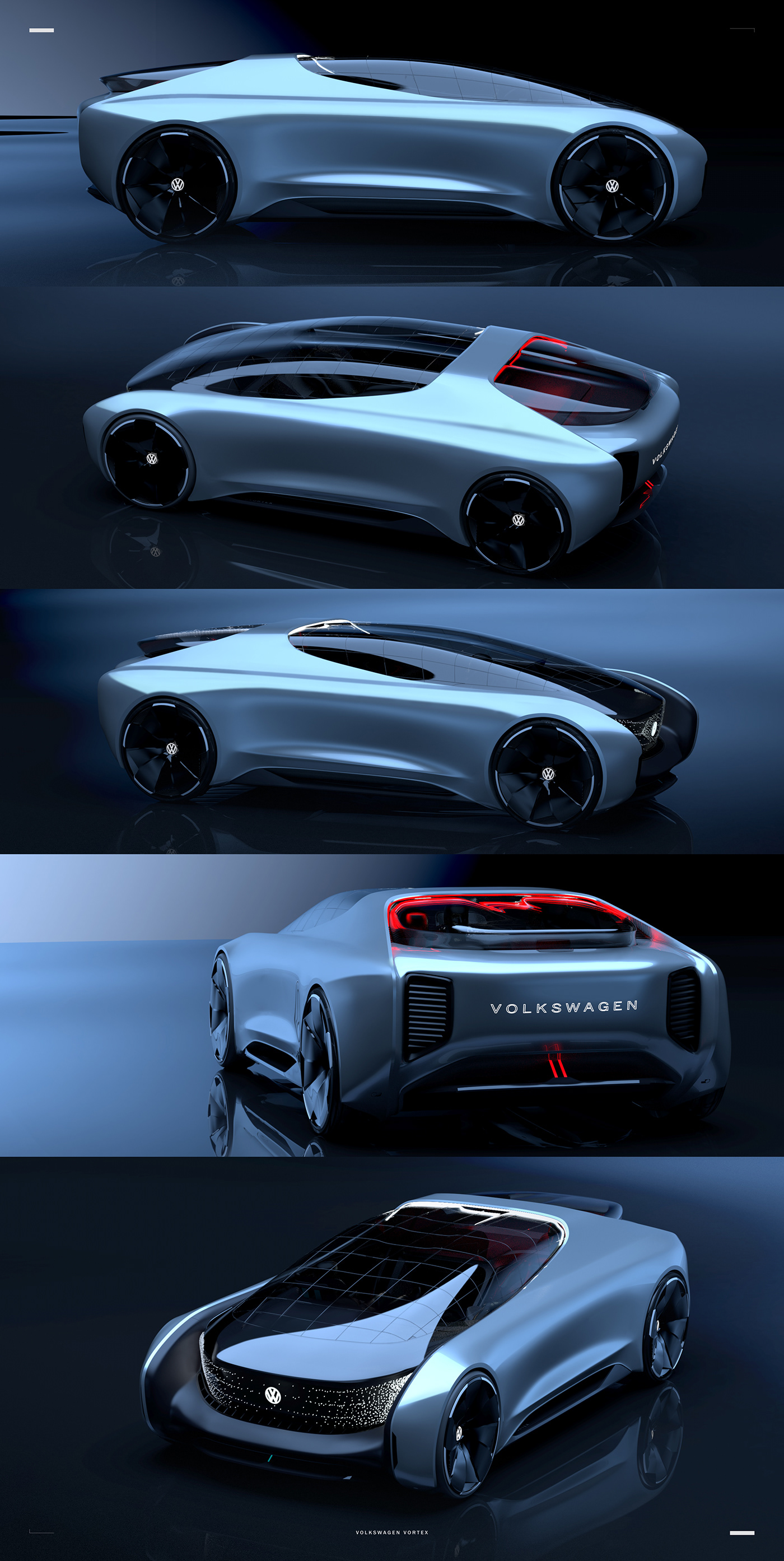 design Automotive design sketch concept volkswagen vortex student internship exterior design mobility