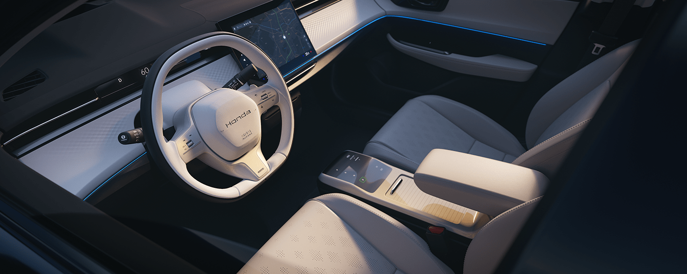 3D automotive   c4d car CGI corona exterior Honda interior design  Render
