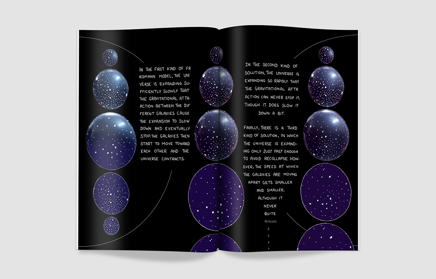 stephen hawking briefhistoryoftime Space  galaxies red shift expanding universe science Zines Photography  Photo Manipulation 