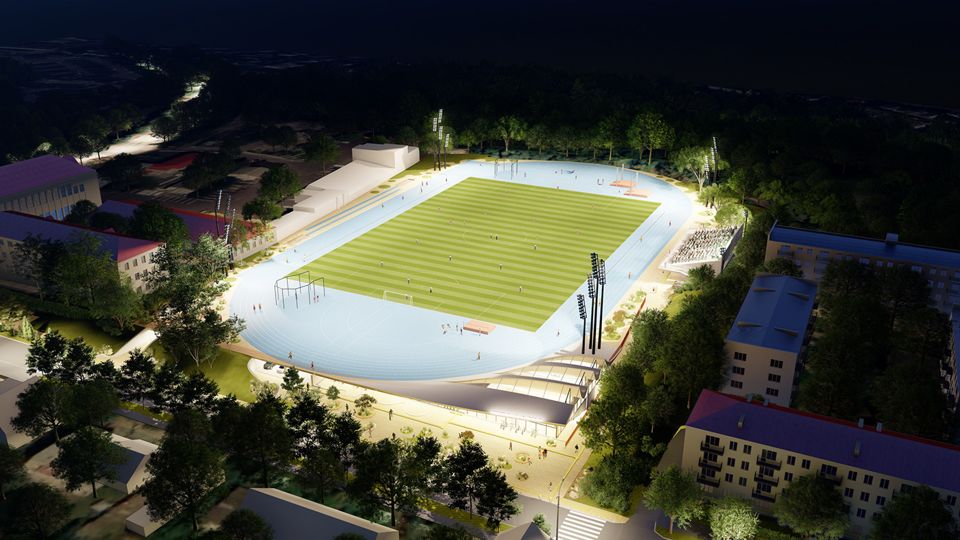 architecture Competition running Sport Center