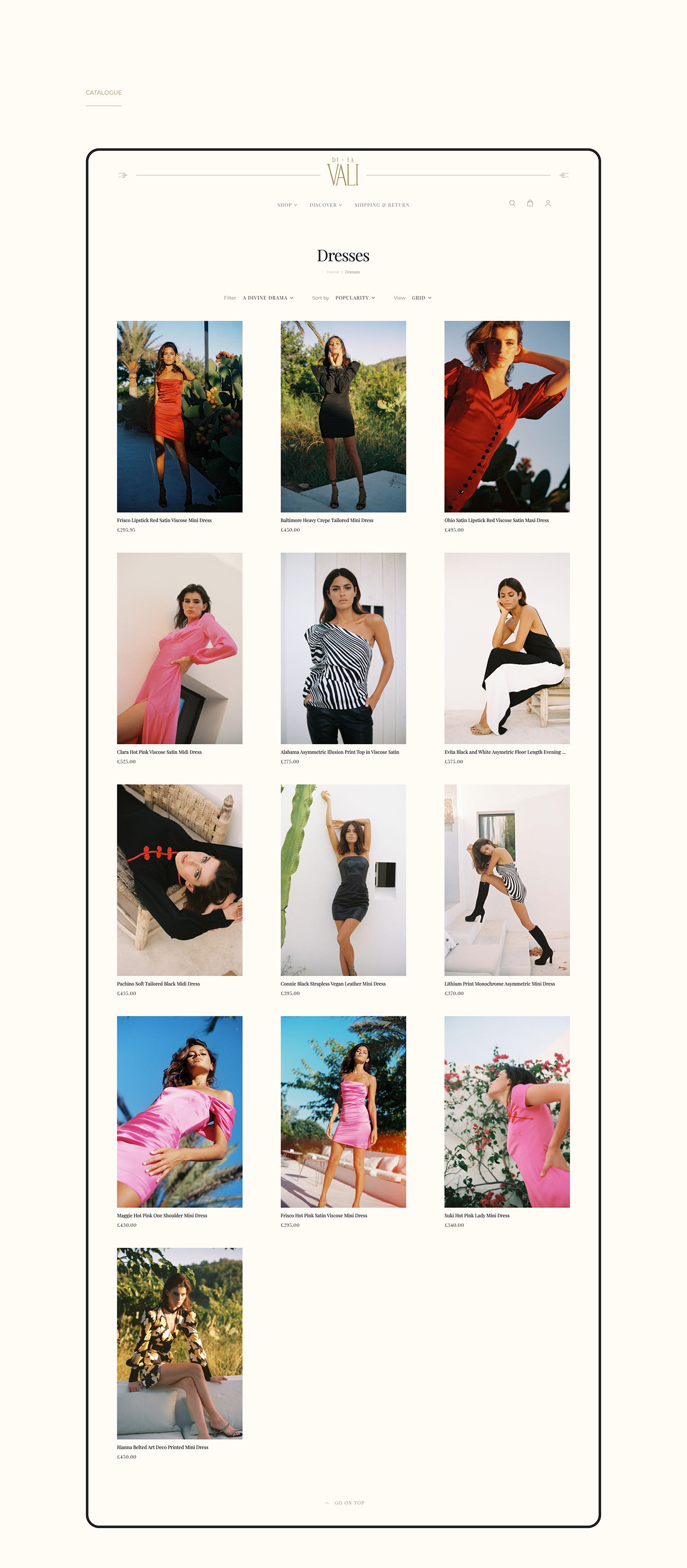 Clothing Ecommerce Fashion  interaction photo redesign UI ux shop Minimalism