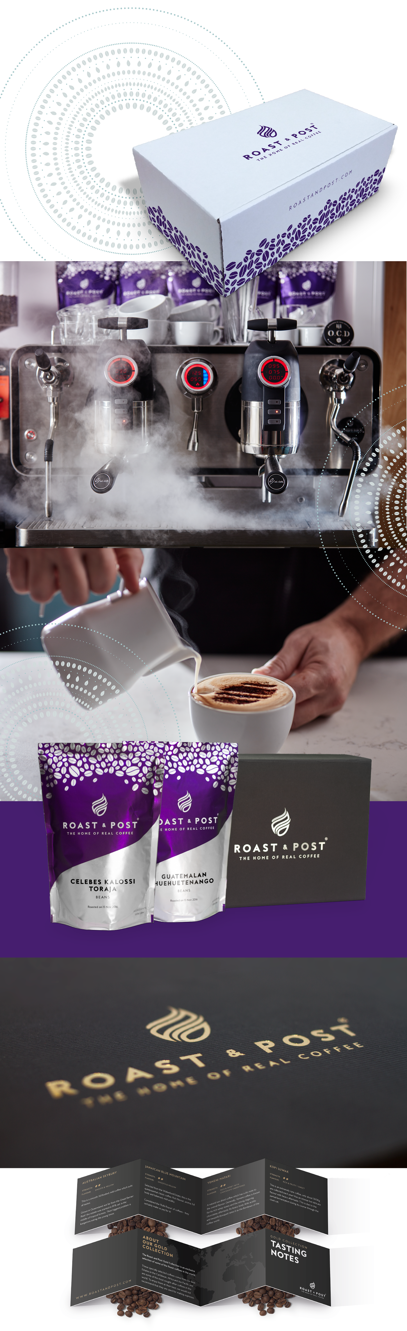 Coffee Website Packaging branding 