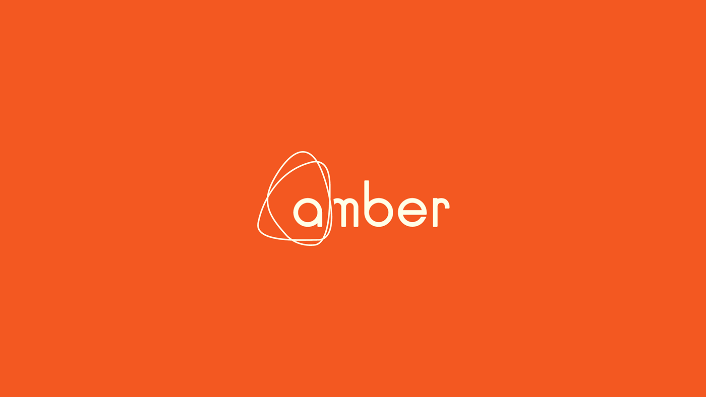 branding  brand marca Amber minimal