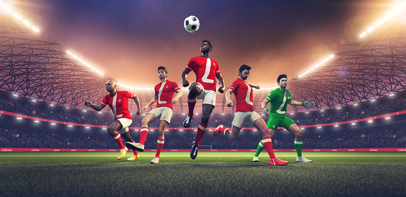 3danimation animation  characteranimation FIFA football Ladbrokes mocap PES soccer tvc