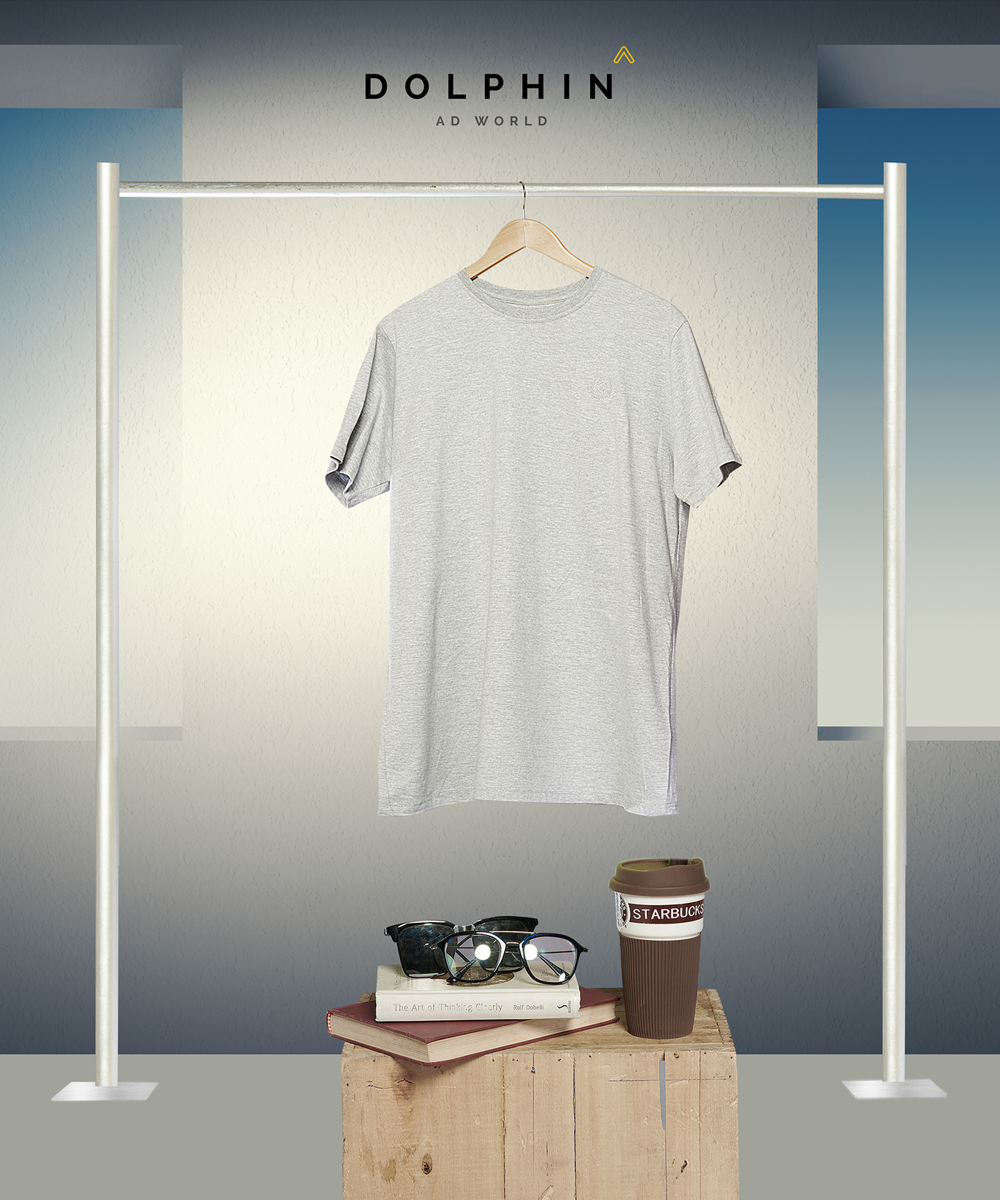 Download Free grey hanging T-shirt mock up - photoshop PSD on Behance