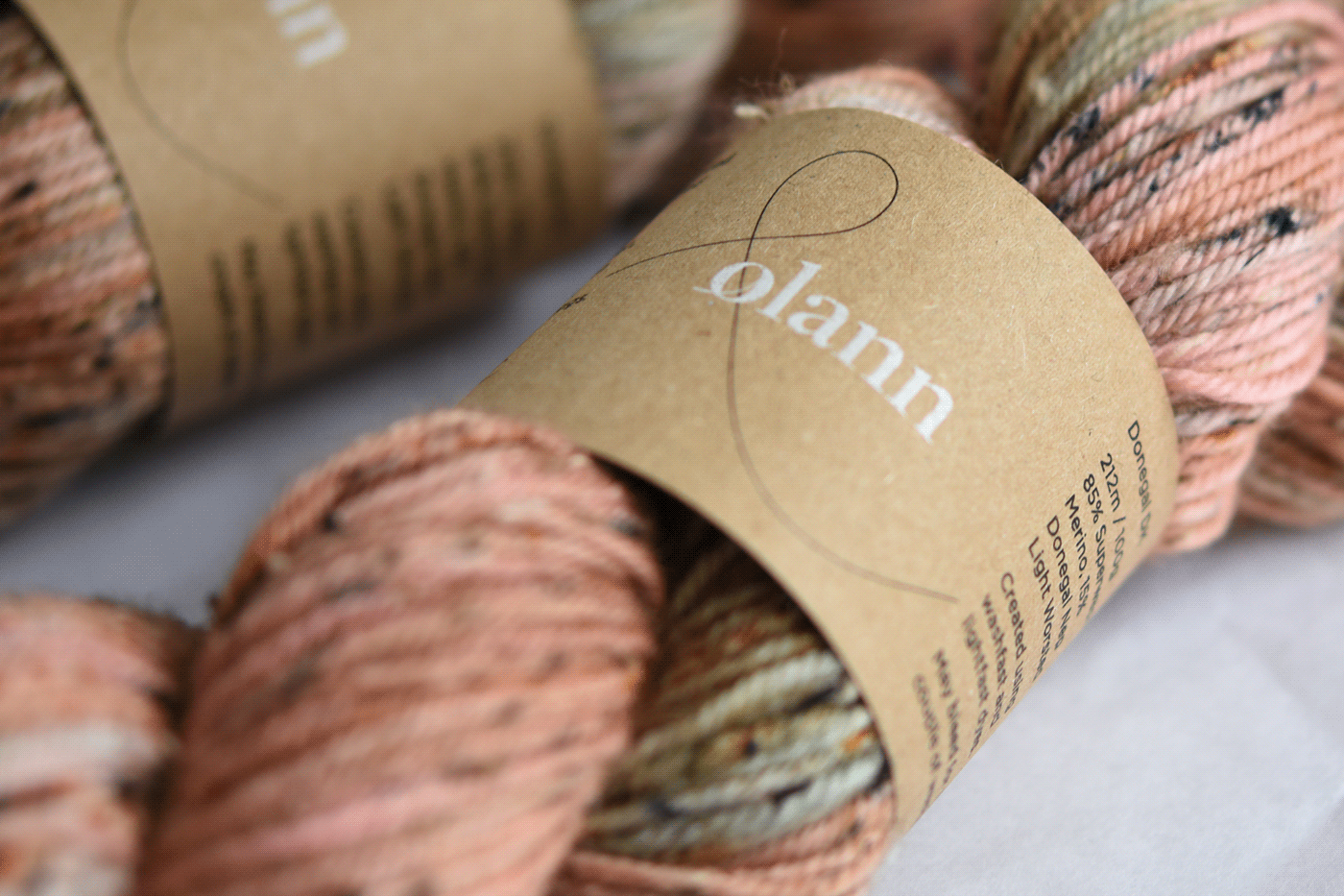 branding  colours irish Landscape Logotype olann story wool yarn Yarns