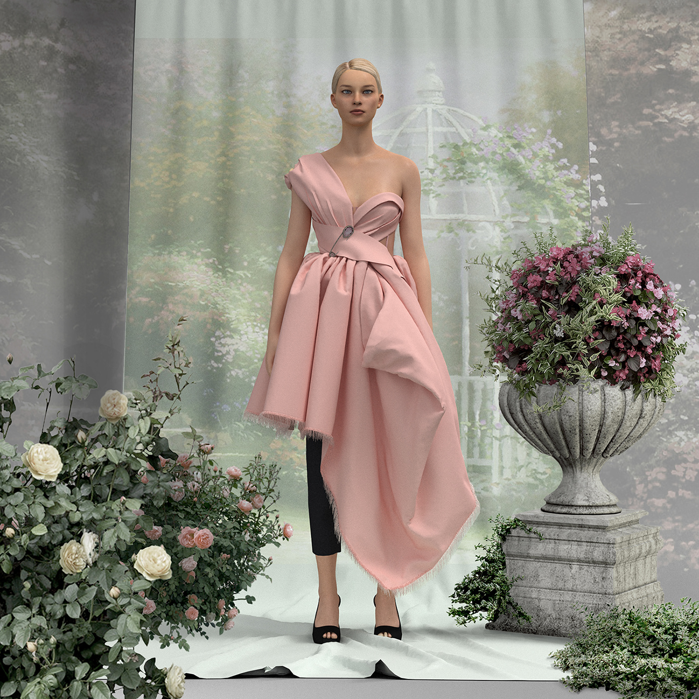 3D Fashion Design 3d fashion visualization Clo3d digital couture digital fashion fashion design virtual fashion