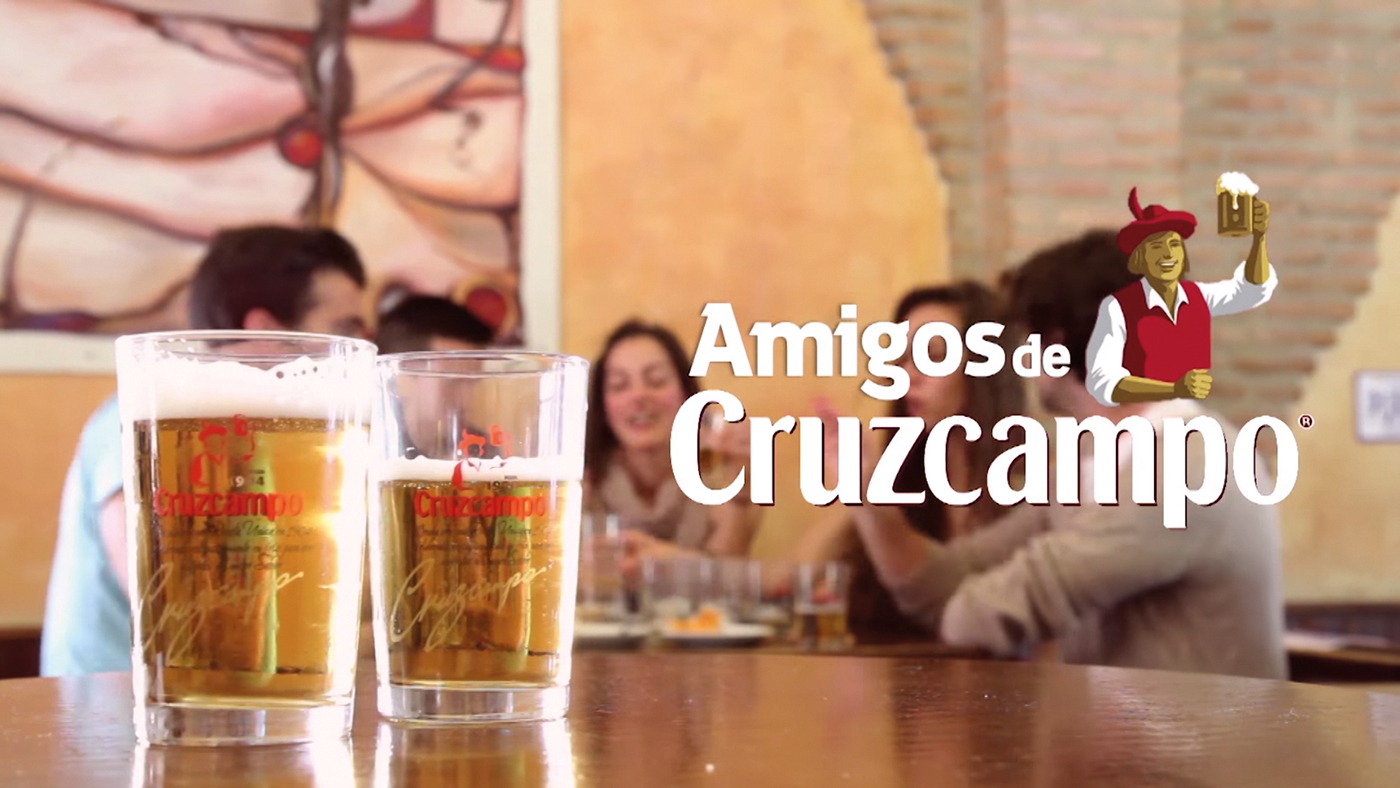 beer Advertising Campaign cruzcampo Amigos friends Campaña Cruzcampo campaña de publicidad print
