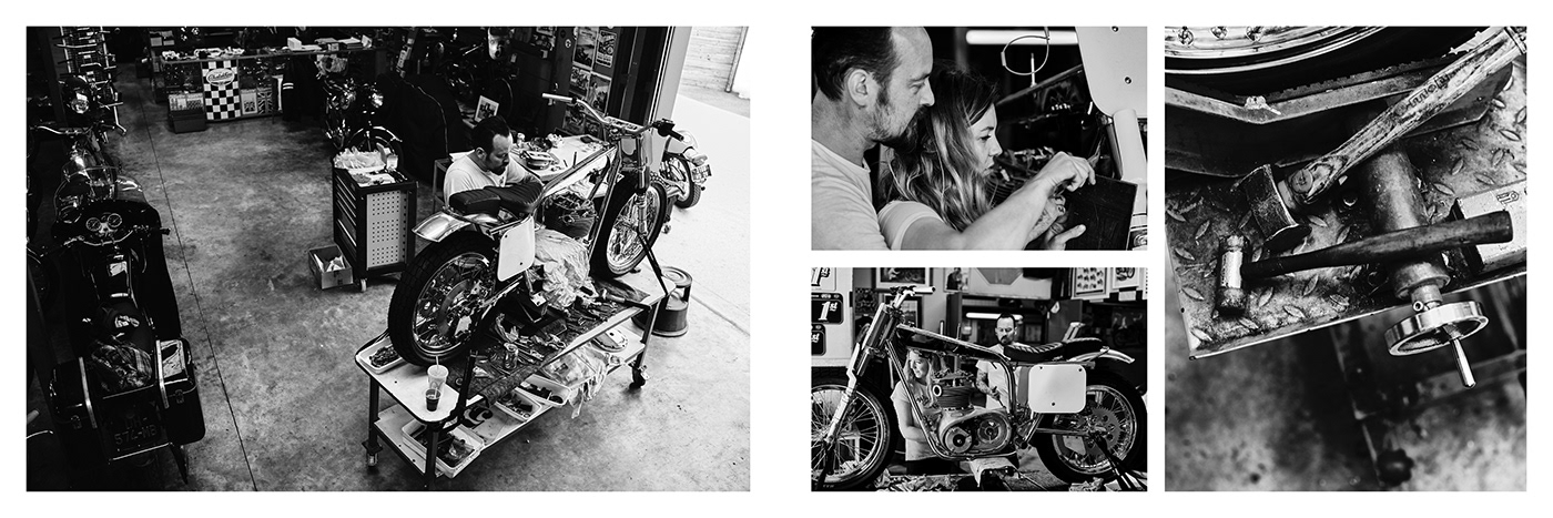 atelier chatokhine bsa BSA trackmaster chatokhine custombike flattrack motorcycle trackmaster vintage motorcycle Workshop