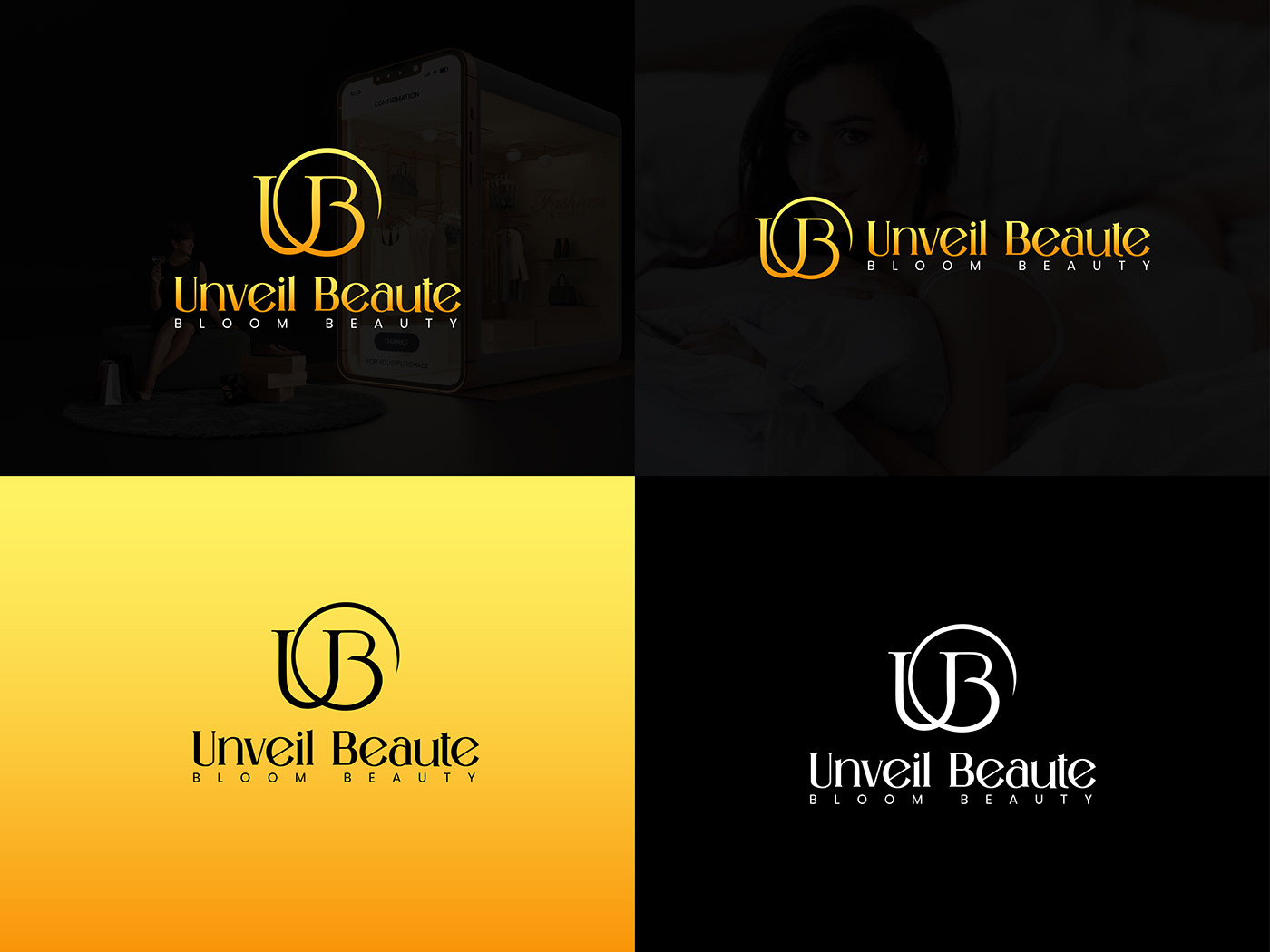 Beauty Logo Design, Luxury Logo, Monogram Logo