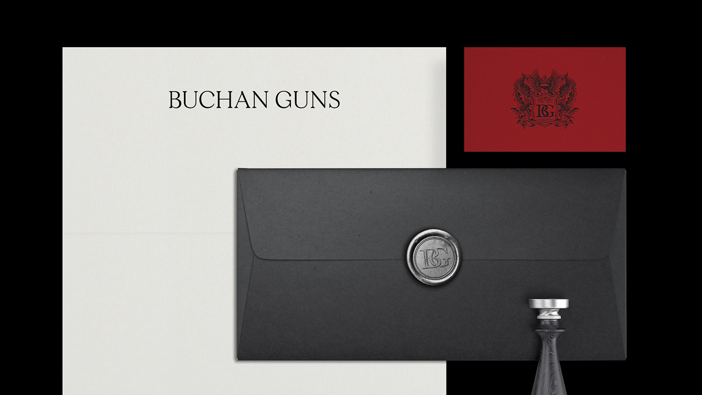 crest Gun identity logo luxury Packaging visual identity