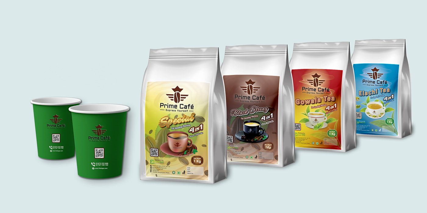 branding  Coffee graphic design  logo Packaging print design  sugar free tea