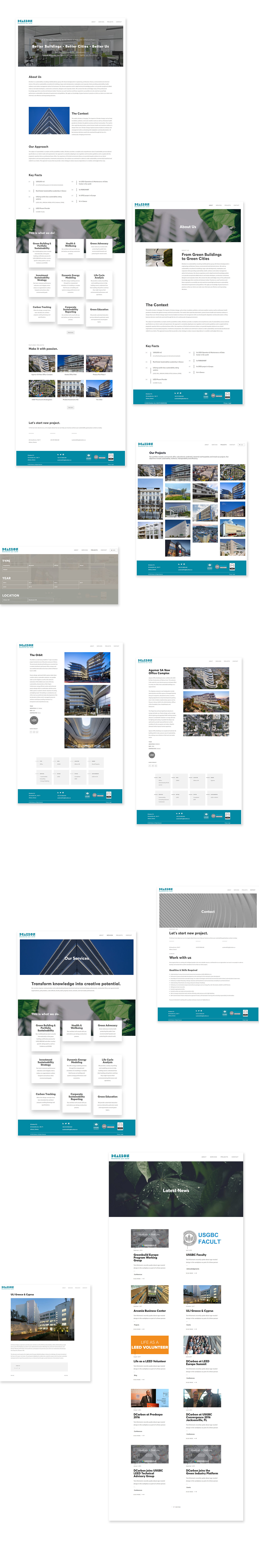 architecture building Sustainability web development  Website wordpress