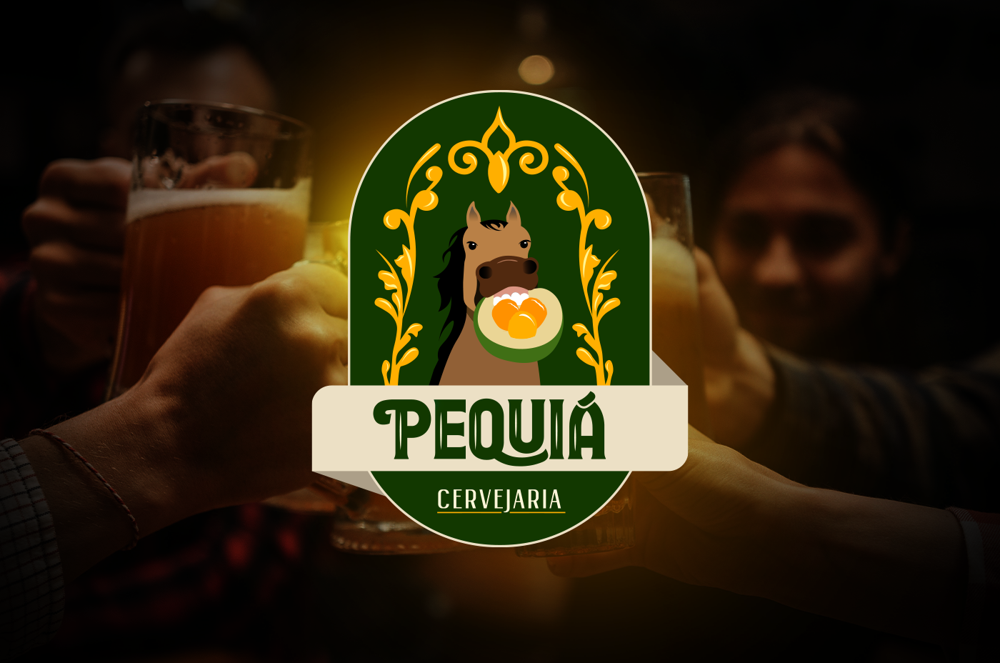 identidade visual brand identity Brand Design cervejaria beer pequia Goiás rótulo marca cerveja artesanal