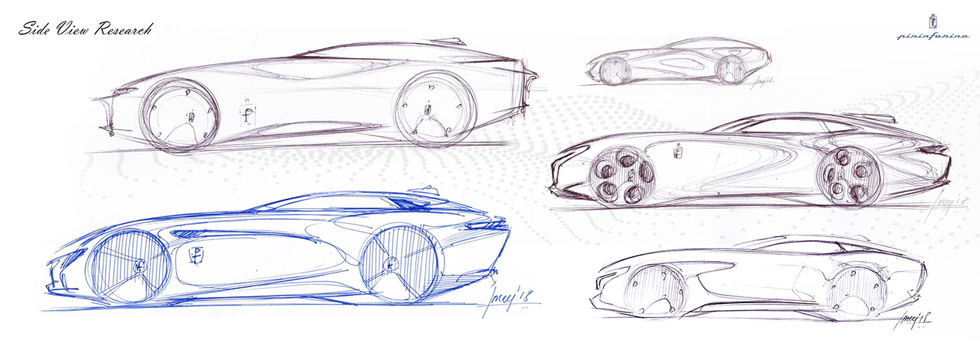 Automotive design illustrations car design photoshop sketching rendering portfolio 2018