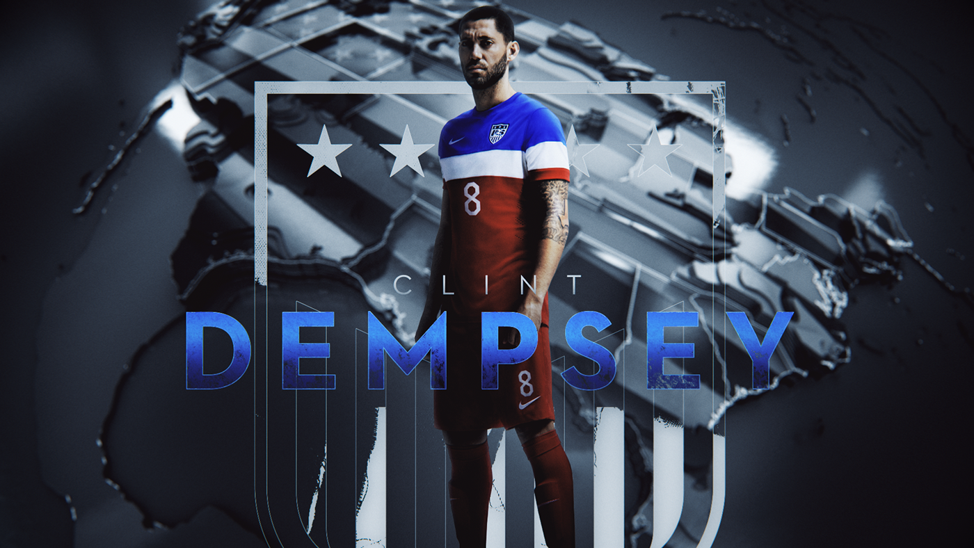 soccer ESPN usa sports sports package broadcast america patriotic 3D gfx